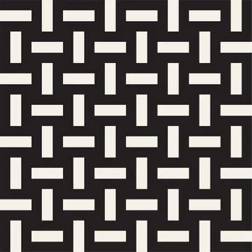 Crosshatch vector seamless geometric pattern. Crossed graphic rectangles ba.. Illustrazione stock