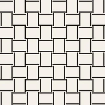 Crosshatch vector seamless geometric pattern. Crossed graphic rectangles ba.. 库存插图