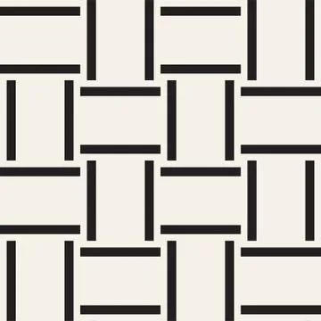 Crosshatch vector seamless geometric pattern. Crossed graphic rectangles ba.. イラスト素材