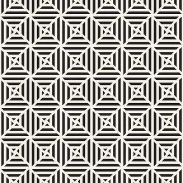 Crosshatch vector seamless geometric pattern. Crossed graphic rectangles ba.. Illustrazione stock