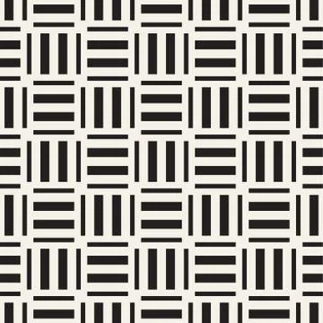 Crosshatch vector seamless geometric pattern. Crossed graphic rectangles ba.. Stockillustratie