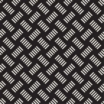 Crosshatch vector seamless geometric pattern. Crossed graphic rectangles ba.. イラスト素材