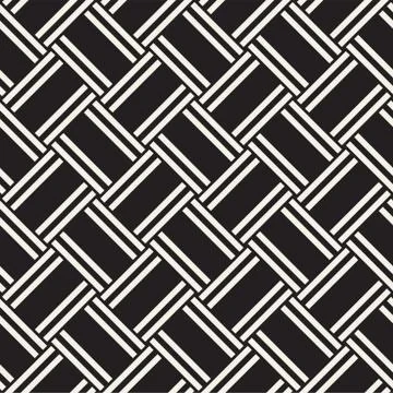 Crosshatch vector seamless geometric pattern. Crossed graphic rectangles ba.. Stockillustratie