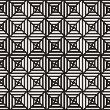 Crosshatch vector seamless geometric pattern. Crossed graphic rectangles ba.. 库存插图