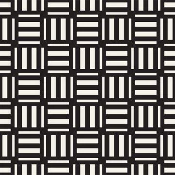 Crosshatch vector seamless geometric pattern. Crossed graphic rectangles ba.. 스톡 일러스트