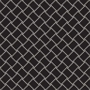 Crosshatch vector seamless geometric pattern. Crossed graphic rectangles ba.. 스톡 일러스트