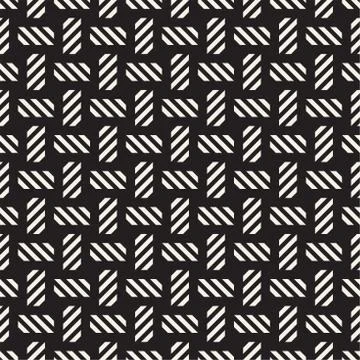 Crosshatch vector seamless geometric pattern. Crossed graphic rectangles back イラスト素材