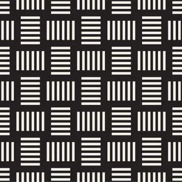 Crosshatch vector seamless geometric pattern. Crossed graphic rectangles back イラスト素材