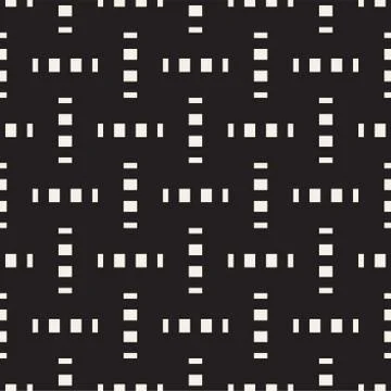 Crosshatch vector seamless geometric pattern. Crossed graphic rectangles back Stock Illustration