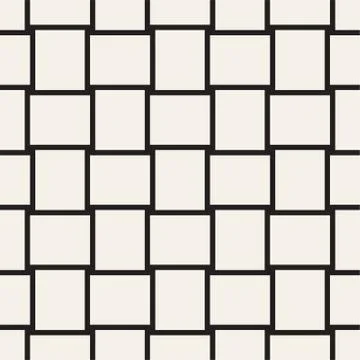 Crosshatch vector seamless geometric pattern. Crossed graphic rectangles back 库存插图