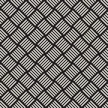 Crosshatch vector seamless geometric pattern. Crossed graphic rectangles back 库存插图