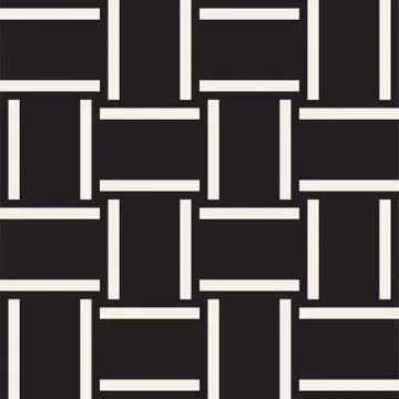 Crosshatch vector seamless geometric pattern. Crossed graphic rectangles back イラスト素材