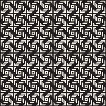 Crosshatch vector seamless geometric pattern. Crossed graphic rectangles back イラスト素材