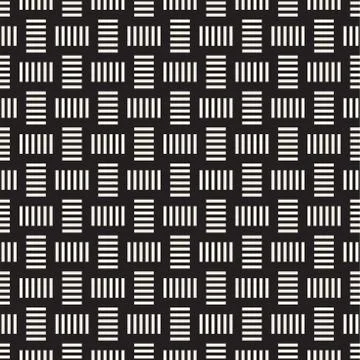 Crosshatch vector seamless geometric pattern. Crossed graphic rectangles back イラスト素材