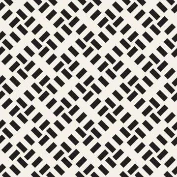 Crosshatch vector seamless geometric pattern. Crossed graphic rectangles back イラスト素材