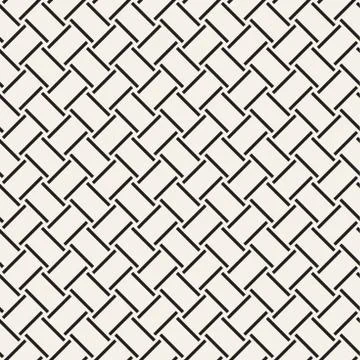 Crosshatch vector seamless geometric pattern. Crossed graphic rectangles back イラスト素材