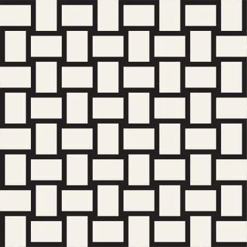Crosshatch vector seamless geometric pattern. Crossed graphic rectangles back イラスト素材