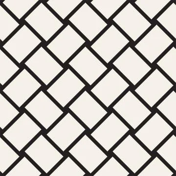 Crosshatch vector seamless geometric pattern. Crossed graphic rectangles back イラスト素材