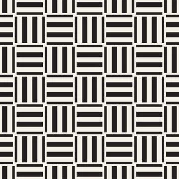 Crosshatch vector seamless geometric pattern. Crossed graphic rectangles back Stockillustratie