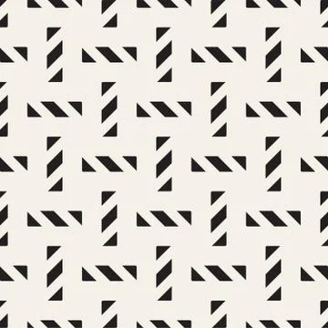 Crosshatch vector seamless geometric pattern. Crossed graphic rectangles back Illustrazione stock