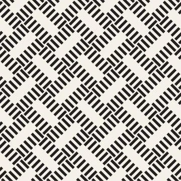 Crosshatch vector seamless geometric pattern. Crossed graphic rectangles back イラスト素材
