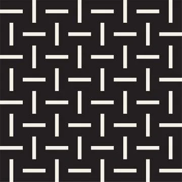 Crosshatch vector seamless geometric pattern. Crossed graphic rectangles back Illustrazione stock
