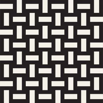 Crosshatch vector seamless geometric pattern. Crossed graphic rectangles back Illustrazione stock