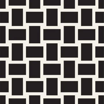 Crosshatch vector seamless geometric pattern. Crossed graphic rectangles back 库存插图