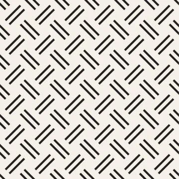 Crosshatch vector seamless geometric pattern. Crossed graphic rectangles back Stock Illustration