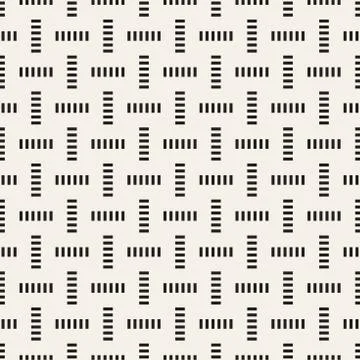 Crosshatch vector seamless geometric pattern. Crossed graphic rectangles back Illustrazione stock