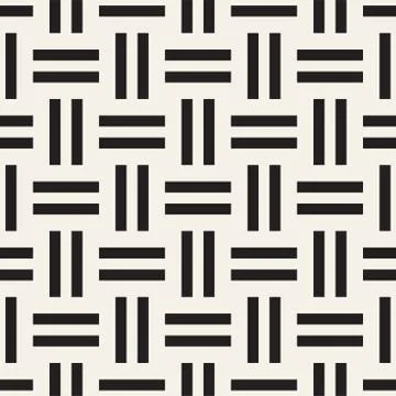 Crosshatch vector seamless geometric pattern. Crossed graphic rectangles back 스톡 일러스트