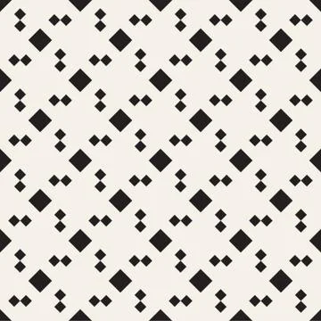 Crosshatch vector seamless geometric pattern. Crossed graphic rectangles back Illustrazione stock