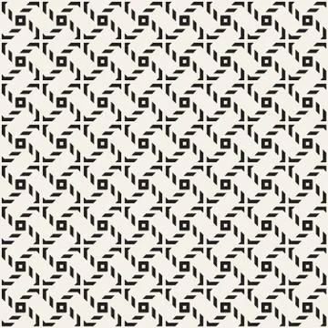 Crosshatch vector seamless geometric pattern. Crossed graphic rectangles back Stockillustratie