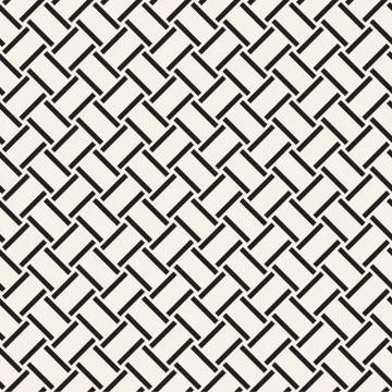 Crosshatch vector seamless geometric pattern. Crossed graphic rectangles back イラスト素材