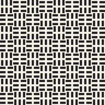 Crosshatch vector seamless geometric pattern. Crossed graphic rectangles back イラスト素材