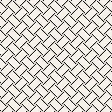 Crosshatch vector seamless geometric pattern. Crossed graphic rectangles back Stockillustratie