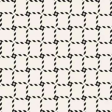 Crosshatch vector seamless geometric pattern. Crossed graphic rectangles back Stockillustratie