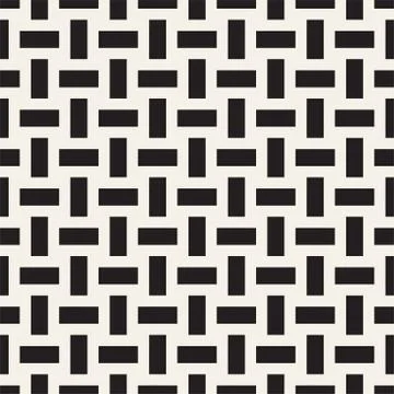 Crosshatch vector seamless geometric pattern. Crossed graphic rectangles back Stockillustratie