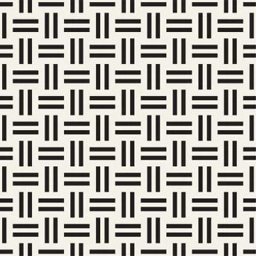 Crosshatch vector seamless geometric pattern. Crossed graphic rectangles back Stock Illustration