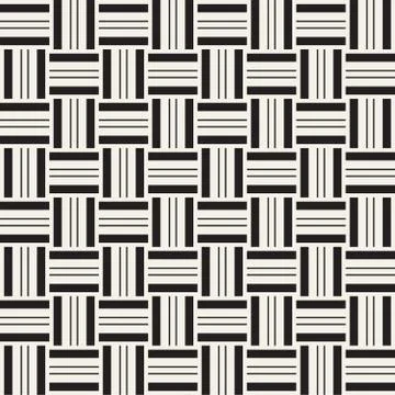 Crosshatch vector seamless geometric pattern. Crossed graphic rectangles back イラスト素材