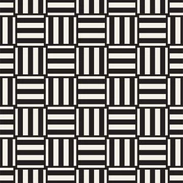 Crosshatch vector seamless geometric pattern. Crossed graphic rectangles back Stockillustratie