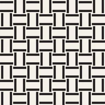 Crosshatch vector seamless geometric pattern. Crossed graphic rectangles back イラスト素材