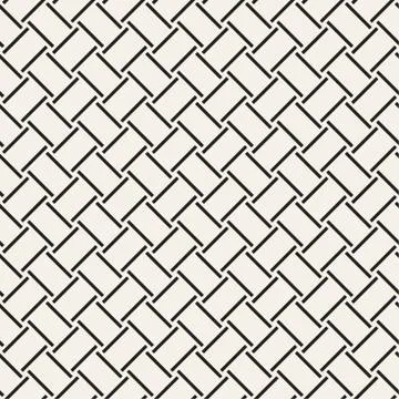 Crosshatch vector seamless geometric pattern. Crossed graphic rectangles back 库存插图