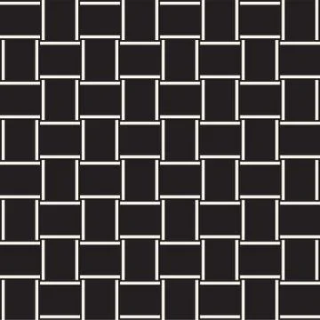 Crosshatch vector seamless geometric pattern. Crossed graphic rectangles back イラスト素材