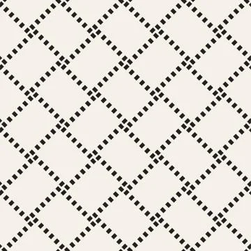 Crosshatch vector seamless geometric pattern. Crossed graphic rectangles back Stockillustratie