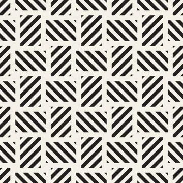 Crosshatch vector seamless geometric pattern. Crossed graphic rectangles back Stockillustratie
