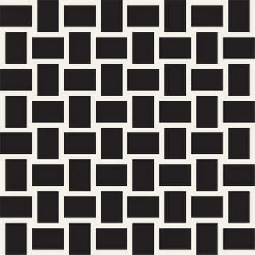 Crosshatch vector seamless geometric pattern. Crossed graphic rectangles back Stockillustratie