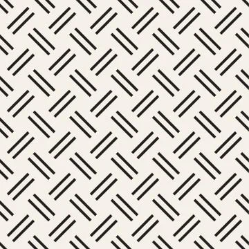 Crosshatch vector seamless geometric pattern. Crossed graphic rectangles back Illustrazione stock