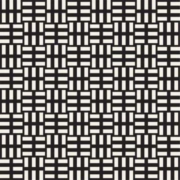 Crosshatch vector seamless geometric pattern. Crossed graphic rectangles back イラスト素材