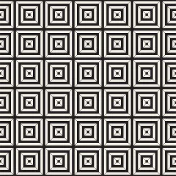 Crosshatch vector seamless geometric pattern. Crossed graphic rectangles back 스톡 일러스트